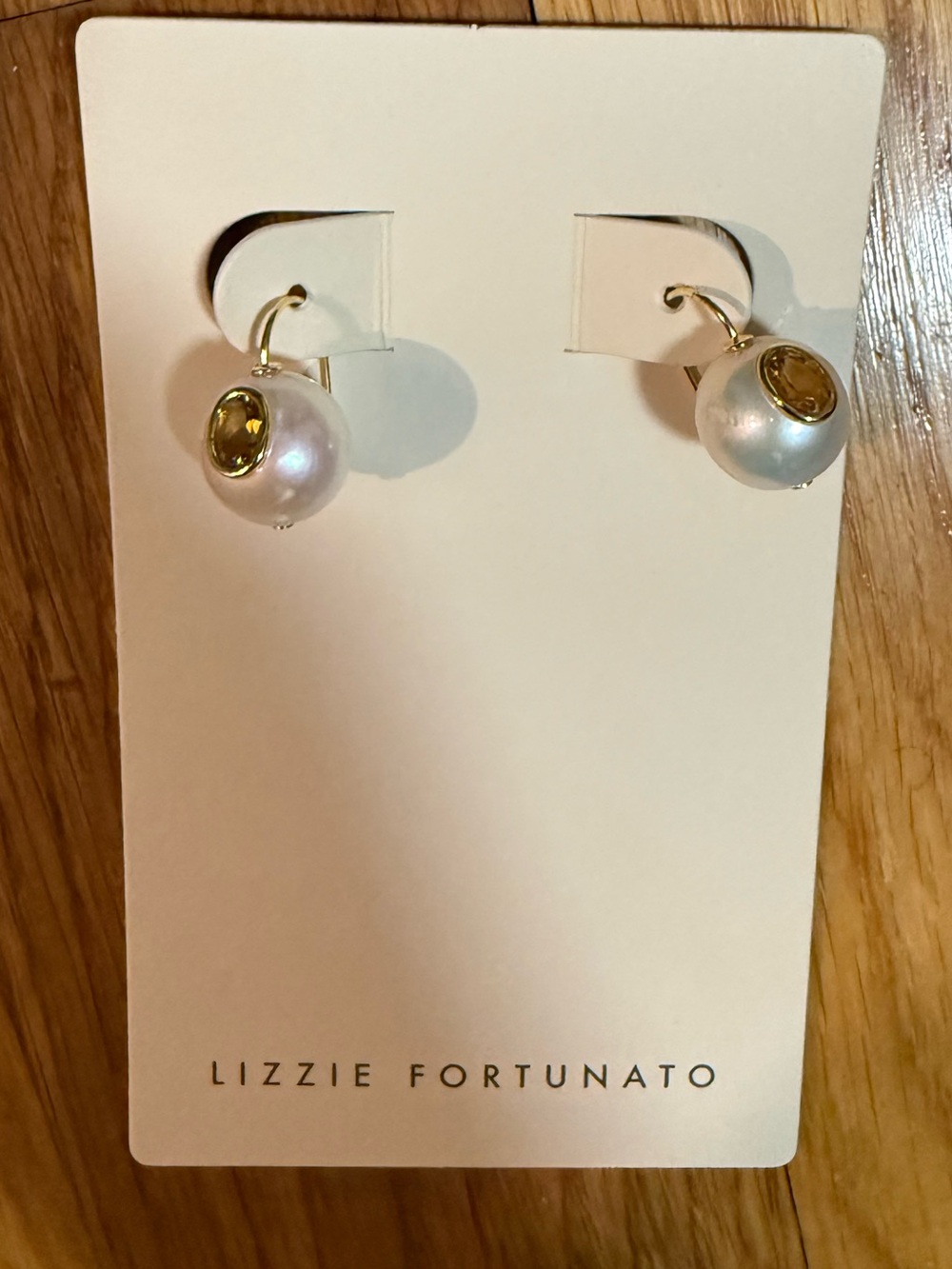 Pearl Pablo Earrings in Citrine - Picture 6 of 8